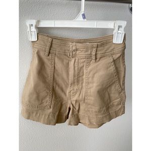 H&M high waisted brown shorts